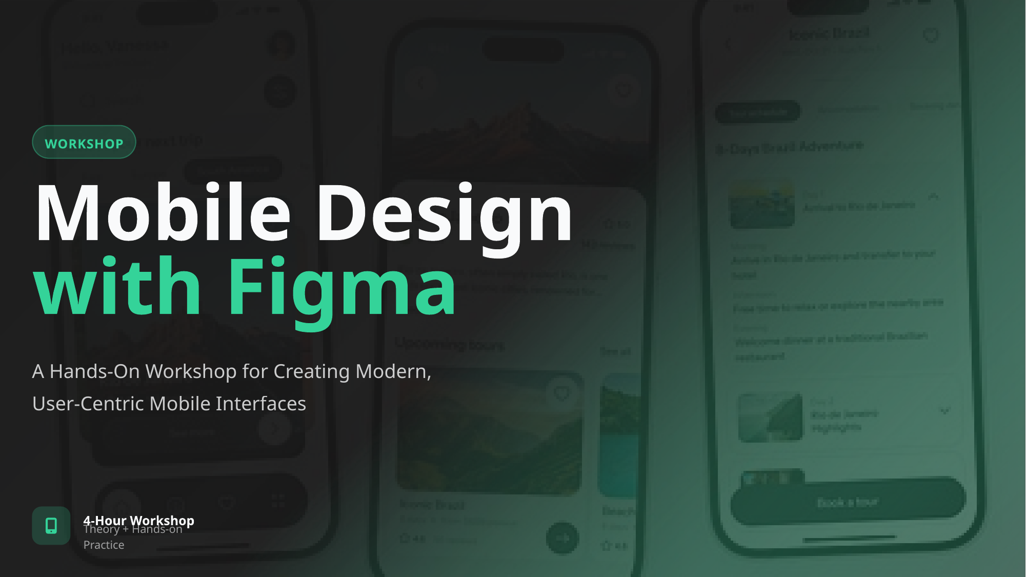 Preview of Mobile Design with Figma: Modern UI & Component Layouts